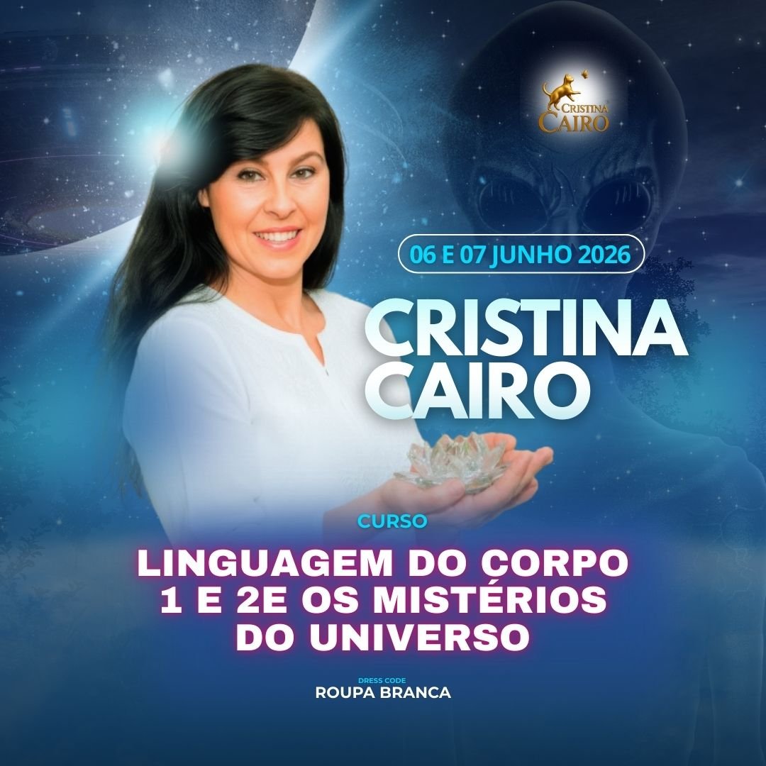 linguagem do corpo Cristina Cairo Portugal 2026